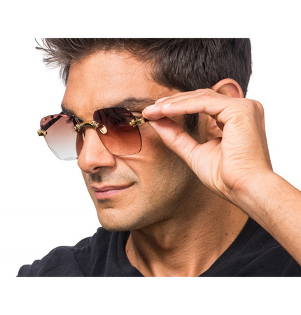 OKULARY PRZYCIEMNIANE BRĄZOWE