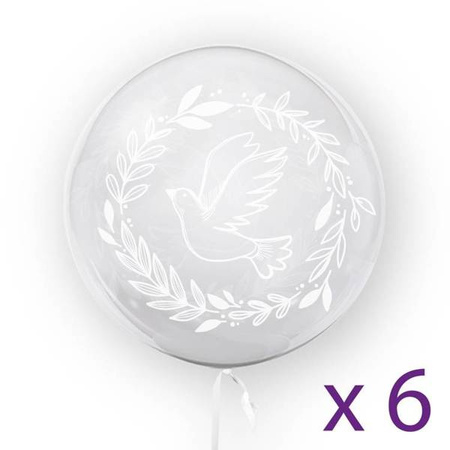 ZESTAW 6 SZT. – "GOŁĄB" BIAŁY