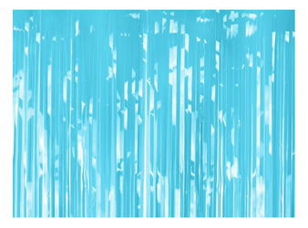 KURTYNA JASNY BŁĘKIT 100 X 200 CM