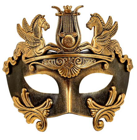 MASKA GREKA RZYMIANINA ZŁOTA KONIE