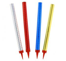 FONTANNY TORTOWE HOLOGRAFICZNE 18 CM 4 SZT