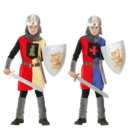 STRÓJ RYCERZ WALECZNY ŻÓŁ.-CZER.