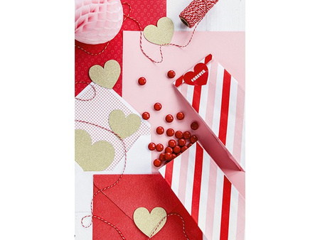 Dekoracje papierowe Sweet Love, mix (1 karton / 50 op.)