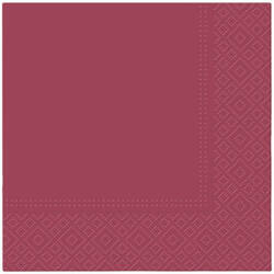 SERWETKI BORDOWE GŁADKIE 33X33 CM 20 SZT