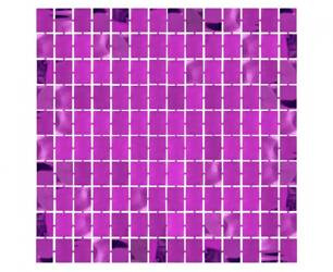 KURTYNA KWADRAT METALICZNA FIOLETOWA 100X200 CM