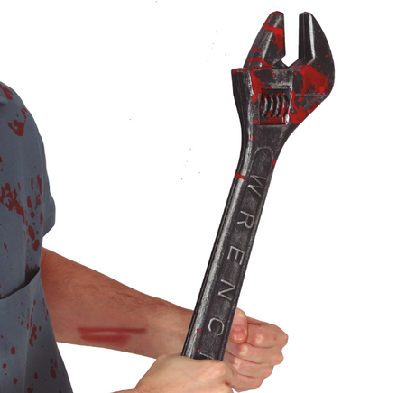 ZAKRWAWIONY SZTUCZNY KLUCZ 45 CM