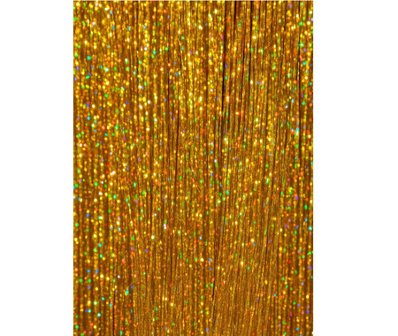 PASEMKA DO WŁOSÓW BŁYSZCZĄCE ZŁOTE 50 CM 