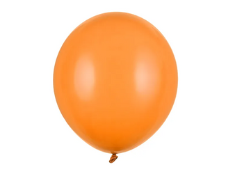 BALONY LATEKSOWE PASTEL MANDARYNKOWY 25 SZT 43 CM