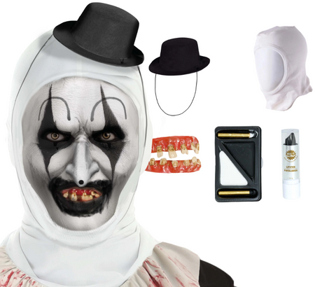 ZESTAW 5 ELEMENTÓW DO CHARAKTERYZACJI KLAUN HALLOWEEN