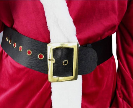 ZESTAW PŁASZCZ MIKOŁAJA WELUROWY