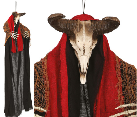 WISZĄCA DEKORACJA GŁOWA BARANA 150 CM