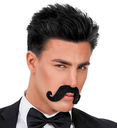 WĄSY DŻENTELMENA CZARNE 