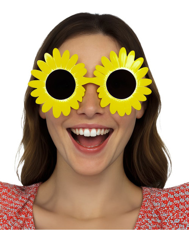 OKULARY ŻÓŁTE STOKROTKI