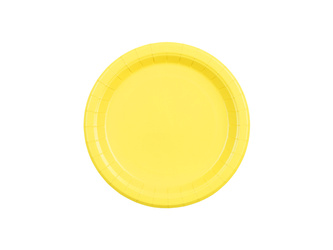 TALERZYKI PAPIEROWE ŻÓŁTE 18 CM 6 SZT