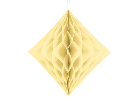 Diament bibułowy, kremowy, 30cm (1 karton / 50 op.)