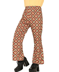 SPODNIE MĘSKIE DZWONY ROMBY