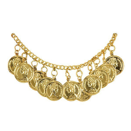 BRANSOLETKA Z MONETAMI ZŁOTA