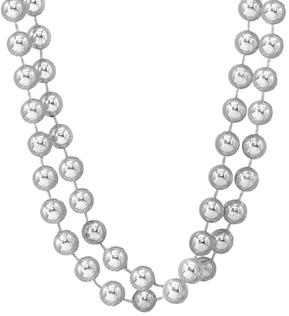 ZESTAW NASZYJNIKÓW SREBRYNCH 40 CM