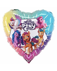 BALON FOLIOWY SERCE MY LITTLE PONY 45 CM