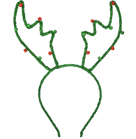 ZIELONA OPASKA ŚWIĄTECZNA RENIFERA
