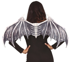 SKRZYDŁA NIETOPERZA CZARNE 80x40 CM