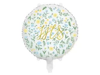 BALON FOLIOWY IHS KOMUNIA 45 CM