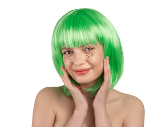 PERUKA KLEOPATRA ZIELONY