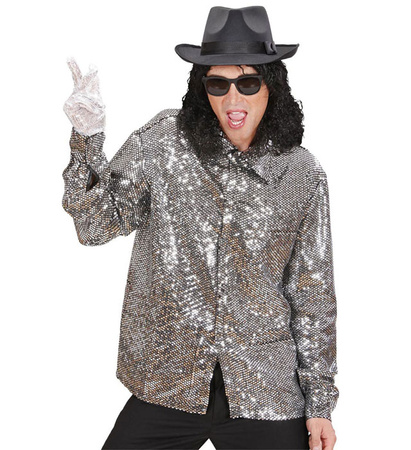 "KING OF POP" (sequin shirt)