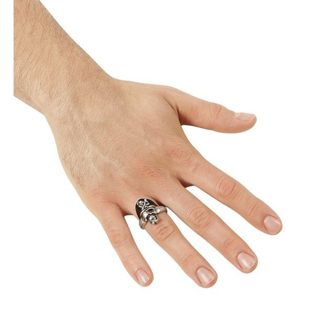 PIERŚCIONEK PIRATA Z CZASZKĄ