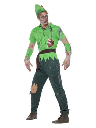 Strój Zombie Elfa XL, Elf, Halloween, Kostium