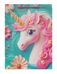 TORBA PREZENTOWA JEDNOROŻEC 26X32X10 CM