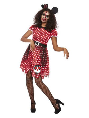 Strój zombie, mysz, karnawał, bal S