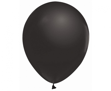 BALONY METALIKI CZARNE 50 SZT. 30 CM