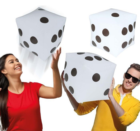 Dmuchana kostka do gry 30x30 cm