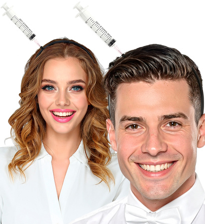 OPASKA STRZYKAWKA W GŁOWIE