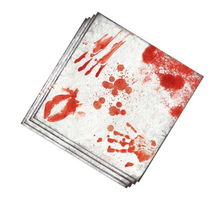 KRWAWE SERWETKI 33 CM 12 SZT.