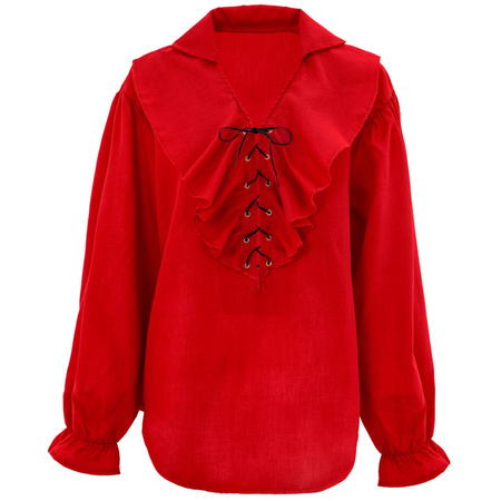 KOSZULA PIRATKI CZERWONA