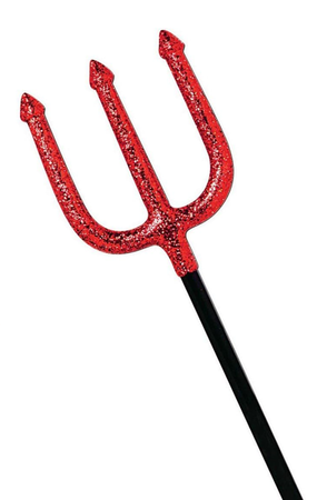 WIDŁY DIABELSKIE BROKATOWE 90 CM