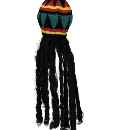 CZAPKA RASTA Z DREDAMI