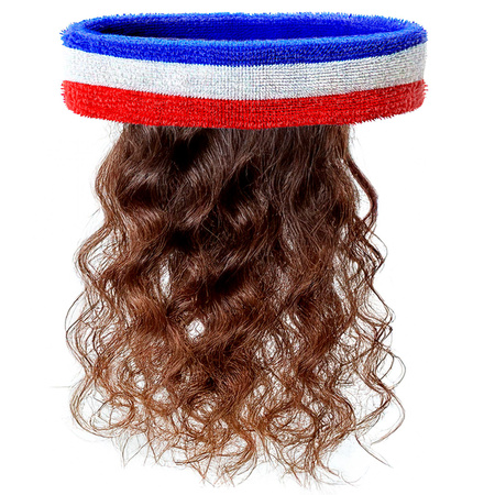 OPASKA Z DOCZEPIONYMI WŁOSAMI