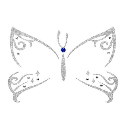 NAKLEJKI NA TWARZ MOTYL MOTYLEK