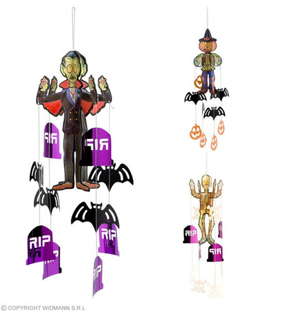 WISZĄCA OZDOBA 3D KOŚCIOTRUP