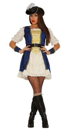 STRÓJ PIRATKA Z FALBANKAMI