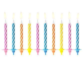 ŚWIECZKI URODZINOWE MiX 10 szt.