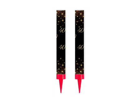 RACA SPARKLING 40 URODZINY 2 SZT 
