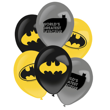 BALONY LATEKSOWE BATMAN 27,5 CM 6 SZT.