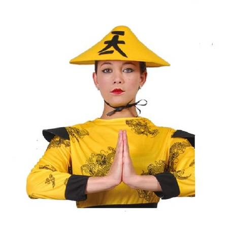 KAPELUSZ WIETNAMSKI ŻÓŁTY