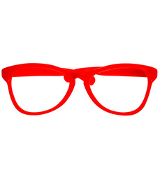 OKULARY KLAUNA GIGANTYCZNE CZERWONE