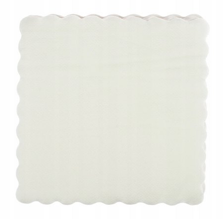 SERWETKI PAPIEROWE BIAŁE 15 X 15 CM 120 SZT