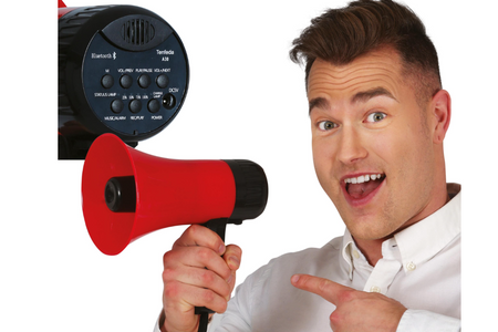 MEGAFON CZERWONY 20 CM